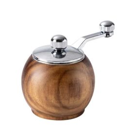 Hand-Crank Mini Ceramic Core Multi-Purpose Grinder (Color: Natural, Type: Single)